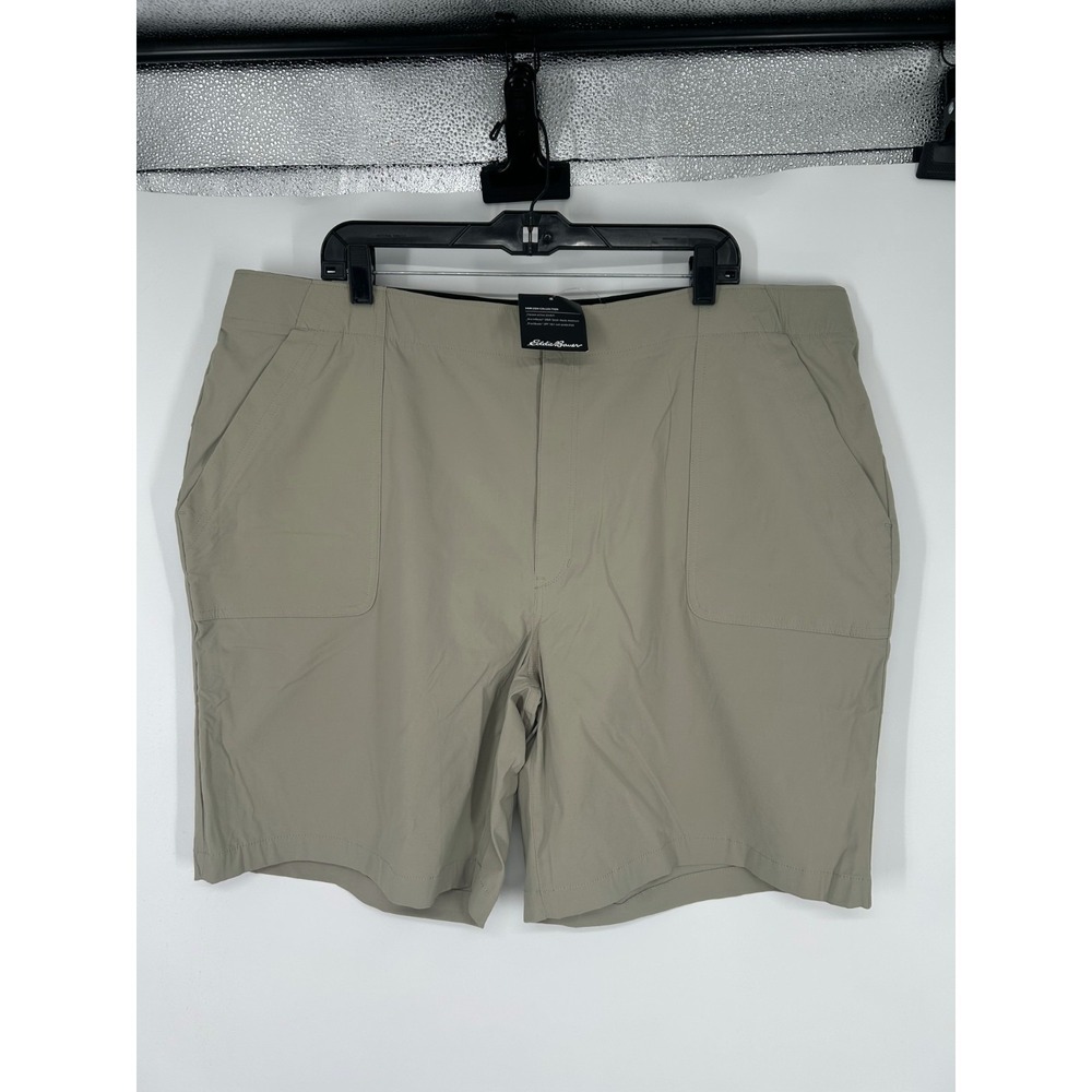 Eddie Bauer Horizon Bermuda Shorts‎ Womens Size 24W High Rise Hiking Nylon Chino